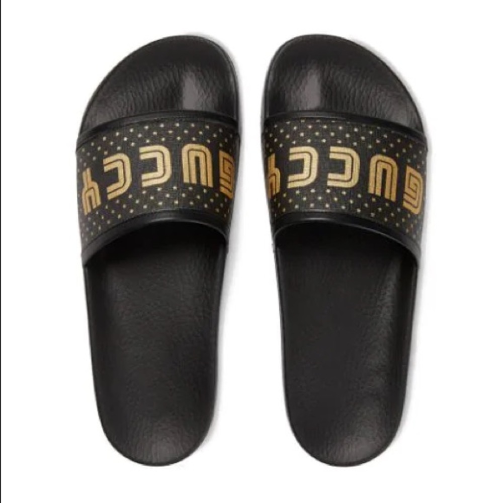 NIB✨GUCCI Pursuit Guccy Stars Rubber Slide…